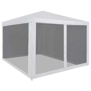 Outdoor Gazebo Canopy Tent with Mesh Walls UV Water Resistant for Events BBQ