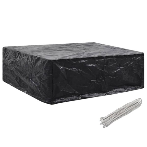 Waterproof UV Resistant Garden Furniture Cover with Fastening Rope and Eyelets