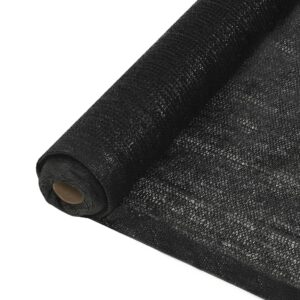 Black HDPE Privacy Screen Net for Garden Balcony Patio UV Mould Proof Breathable