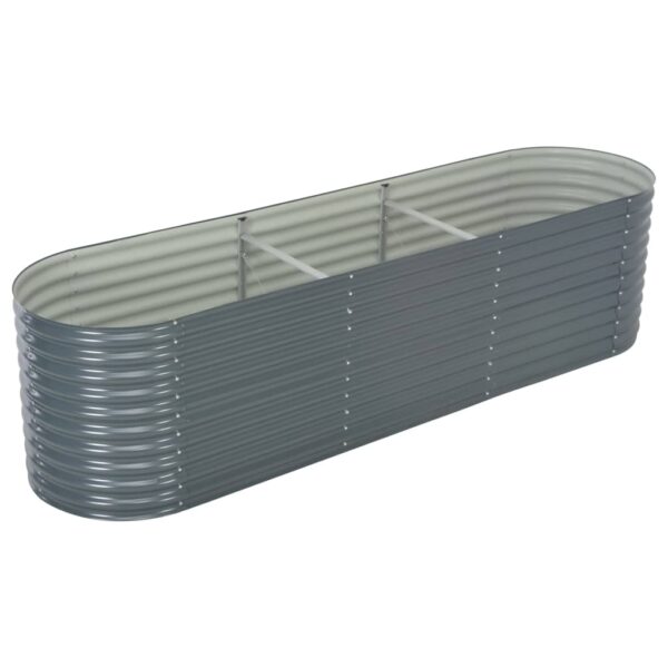 Galvanized Steel Garden Raised Bed Planter for Vegetables Flowers Herbs Outdoor