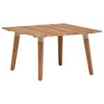 Garden Coffee Table 60x60x36 cm Solid Acacia Wood