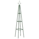 Garden Climbing Plant Racks Twin Set Weather-Resistant Iron Trellis Towers