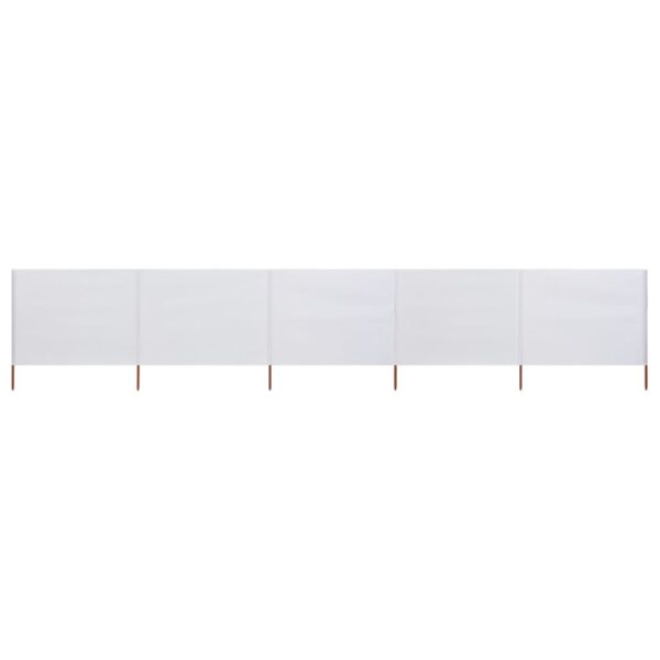 Folding Privacy Screen Outdoor Patio Garden Windbreak Barrier Sand White