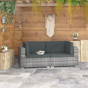 Outdoor Sectional Corner Sofa Set Poly Rattan Modular Garden Patio Furniture