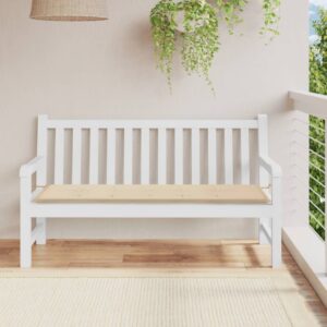 Garden Bench Cushion Beige 150x50x3 cm Oxford Fabric