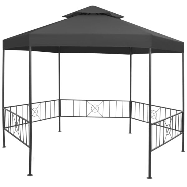 Elegant Outdoor Garden Gazebo Canopy Sunshade Shelter Water-Resistant Ventilated