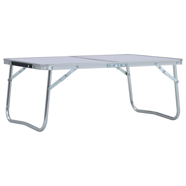 Folding Camping Table Portable Outdoor Picnic BBQ Tailgate White Aluminium