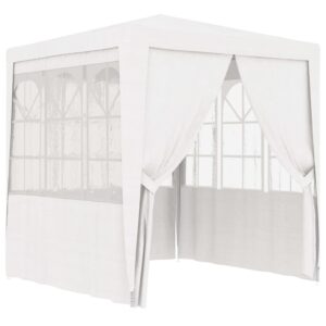 Professional White Party Tent UV Water Resistant with Side Walls Outdoor Canopy