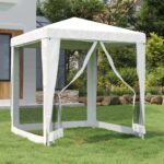 Outdoor Gazebo Canopy Tent with Mesh Walls UV Water Resistant for Events BBQ