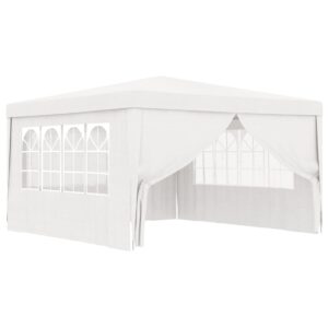 Professional White Party Tent Canopy with Side Walls UV Water Resistant Outdoor