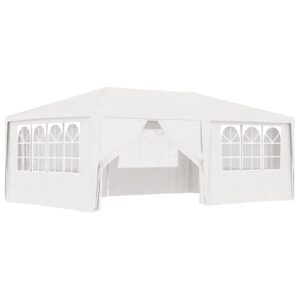 Professional White Party Tent Canopy with Side Walls UV Water Resistant Outdoor