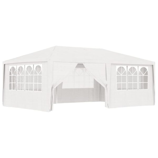 Professional White Party Tent Canopy with Side Walls UV Water Resistant Outdoor