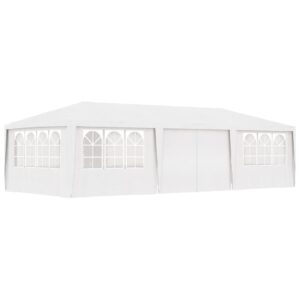 Professional White Party Tent with Side Walls UV Water Resistant Outdoor Canopy