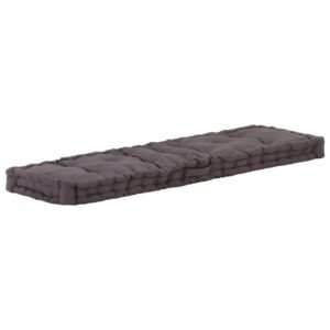 Comfortable Outdoor Garden Bench Sofa Pallet Cushion Cotton Anthracite Soft