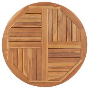 Table Top Solid Teak Wood Round 2.5 cm 90 cm