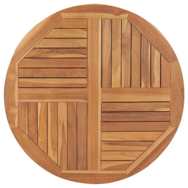 Table Top Solid Teak Wood Round 2.5 cm 90 cm