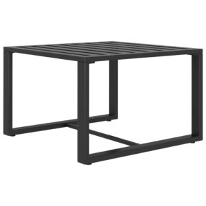 Stylish Anthracite Aluminum Coffee Table for Indoor Outdoor Modular Furniture