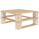 Rustic Wooden Pallet Table for Outdoor Patio Garden Weather Resistant Durable