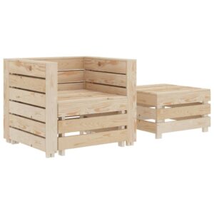 Outdoor Wooden Pallet Lounge Set Garden Patio Furniture Weather Resistant