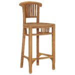 Bar Stool Solid Teak Wood