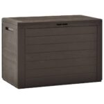 Outdoor Garden Storage Box Weatherproof Patio Cushion Chest Deck Organizer