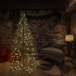 LED Christmas Cone Tree Warm White Light Water Resistant Indoor Outdoor Decor