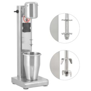 Stainless Steel Milkshake Mixer Dual Speed Easy Clean for Shakes Cocktails