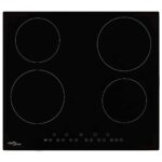 Black Ceramic Touch Control Hob Heat-Resistant Glass Sensor Auto Hotplates