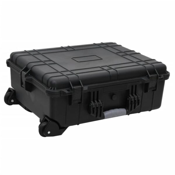 Wheeled Flight Case Black 63x50x23 cm PP