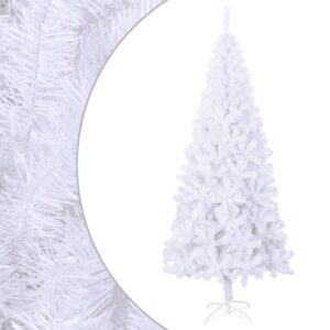 White Artificial Christmas Tree Snowy Look Indoor PVC Material Easy Assembly