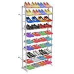 Spacious Multi-Tier Shoe Organizer Rack Storage Easy Assembly Lightweight