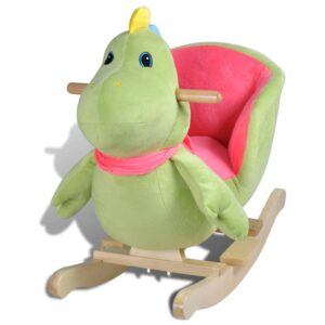 Plush Dinosaur Rocking Animal Toy Soft Comfortable Baby Toddler Rocker Gift