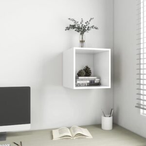 Wall Cabinet White 37x37x37 cm Engineered Wood