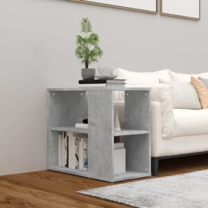 Side Cabinet Concrete Grey 60x30x50 cm Engineered Wood