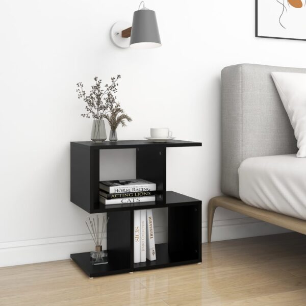 Bedside Cabinets 2 pcs Black 50x30x51.5 cm Engineered Wood