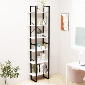 Versatile Solid Pine Wood White Storage Shelf Organizer Display Rack Durable