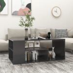 Coffee Table Grey 100x50x40 cm Engineered Wood