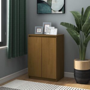 Sideboard Honey Brown 60x36x84 cm Solid Pinewood