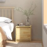 Bedside Cabinet 40x30.5x40 cm Solid Pinewood