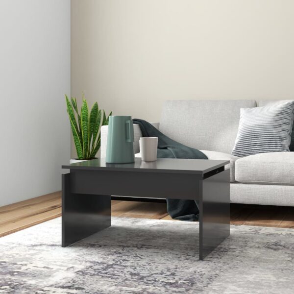 Coffee Table Grey 68x50x38 cm Engineered Wood