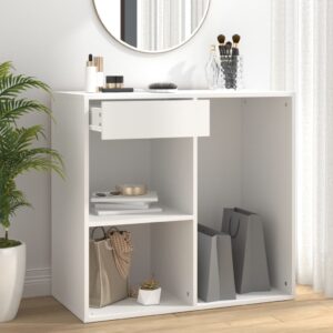 Cosmetic Cabinet White 80x40x75 cm Engineered Wood