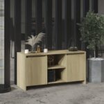 TV Cabinet Sonoma Oak 102x37.5x52.5 cm Engineered Wood