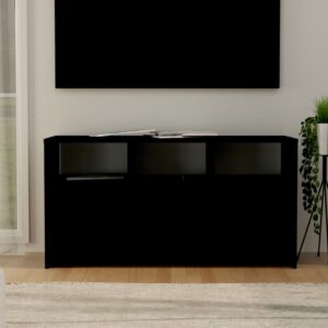 TV Cabinet Black 102x37.5x52.5 cm Engineered Wood