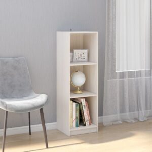 Book Cabinet/Room Divider White 36x33x110 cm Solid Pinewood