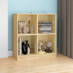 Modern Solid Pine Wood Sideboard Storage Cabinet with Spacious Compartments