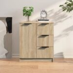 Sideboard Sonoma Oak 60x30x70 cm Engineered Wood