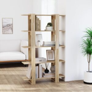 Book Cabinet/Room Divider Sonoma Oak 100x30x160 cm