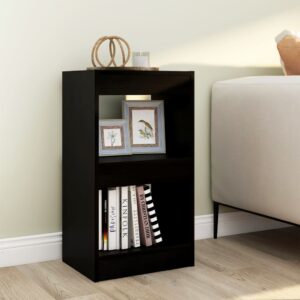 Versatile Black Bookshelf Cabinet Room Divider Storage Organizer Easy Clean