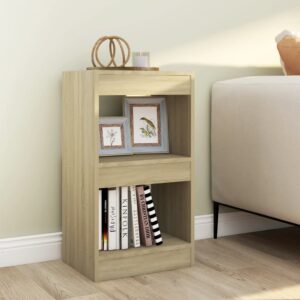 Versatile Sonoma Oak Book Cabinet Room Divider Storage Organizer Shelf Unit