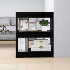 Versatile Black Bookshelf Cabinet Room Divider Storage Organizer Display Unit